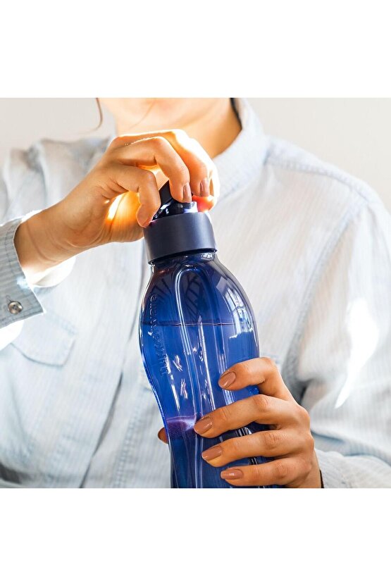 Eco Şişe Suluk Kolay Kapak 1l Lacivert