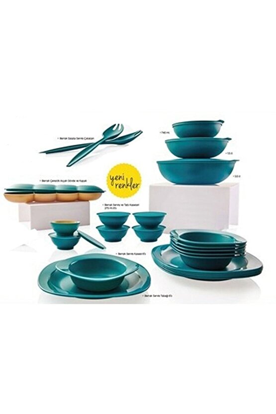 Berrak Set 25 Parça (ZÜMRÜT & ALTIN)