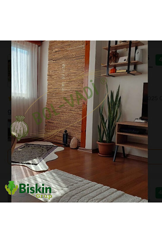 Natural 50CM X 250CM Bambu Kamış Hasır Çit Dekoratif Bahçe Balkon ve Duvar Çiti Reed Fence