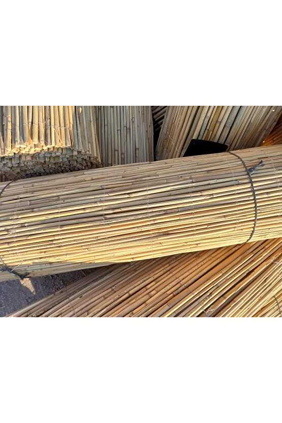 1.5M X 2.5M Afyonkarahisardan Misina Ipli Doğal Bambu Kamış Çit,bahçe Çiti,hasır Çit, Gölgelik