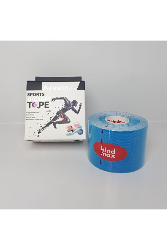 Kinesiology Tape Ağrı Bandı 5 cm X 5 mt Mavi
