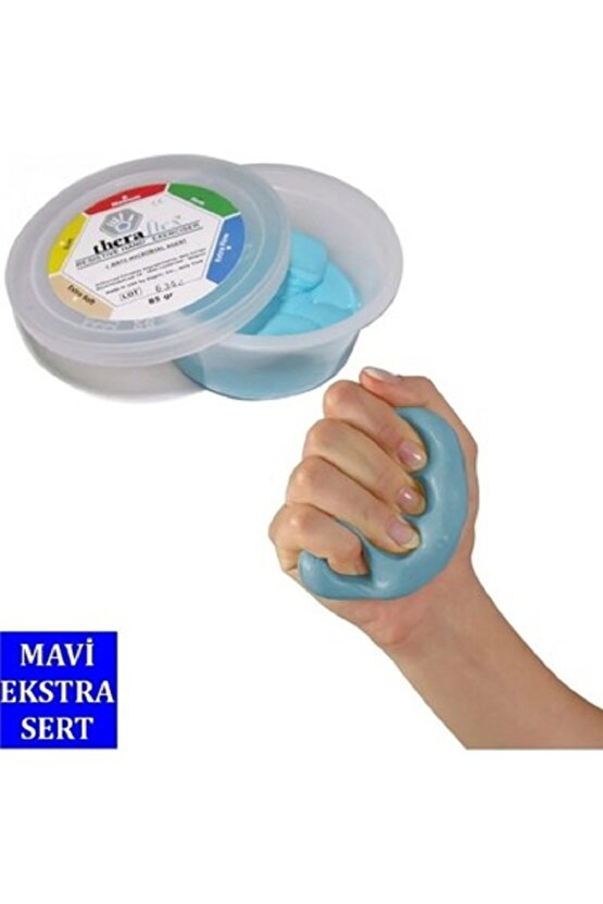 Theraflex El Egzersiz Hamuru Mavi 57 Gr.