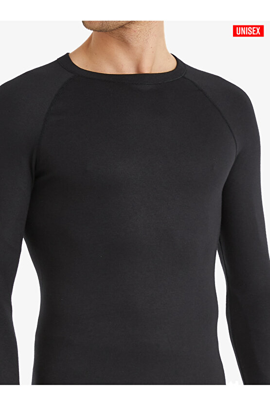 Unisex Termal Tişört 2. Seviye 9259 - Siyah