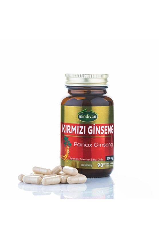 Kırmızı Ginseng Extractı 90 Kapsül 500 mg