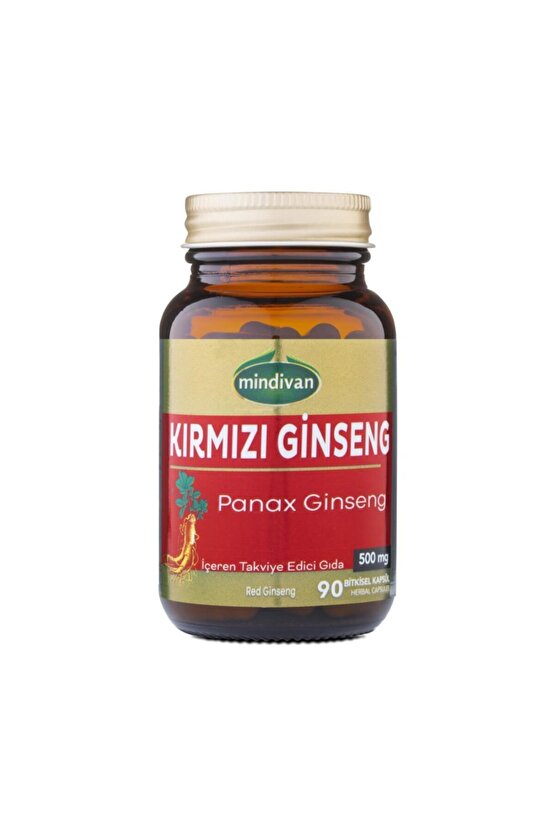 Kırmızı Ginseng Extractı 90 Kapsül 500 mg