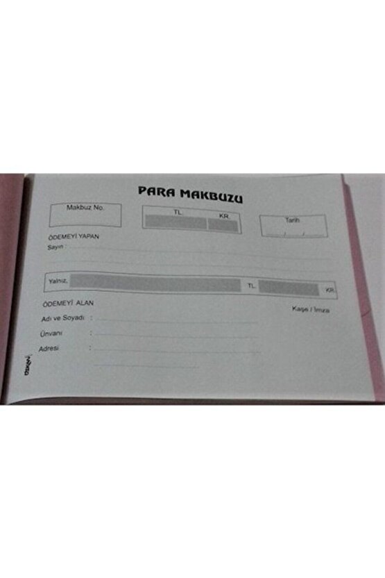 Para Makbuzu No 3 Otokopili 50X3 Nüsha 6 lı Paket
