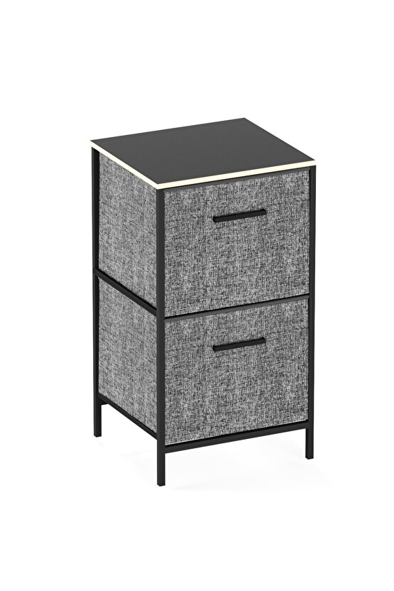 Çok Amaçlı Dolap 2 Çekmeceli Orta Boy Komodin Sehpa