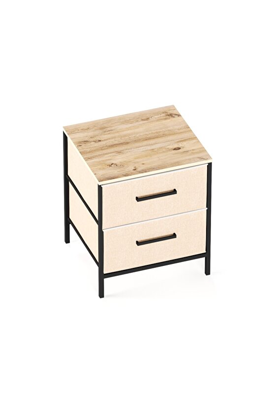 Çocuk Dolap Komodin 2 Çekmeceli Sehpa