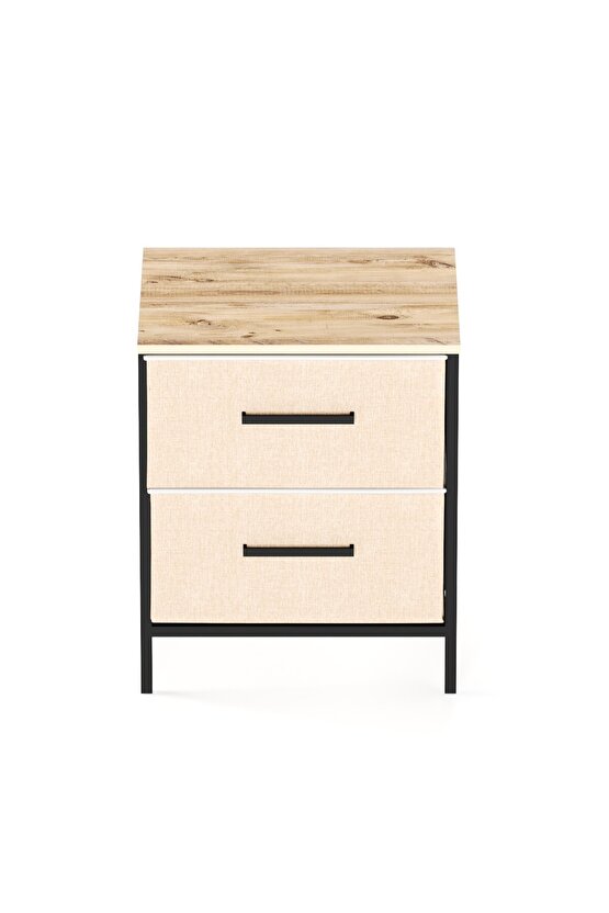 Çocuk Dolap Komodin 2 Çekmeceli Sehpa