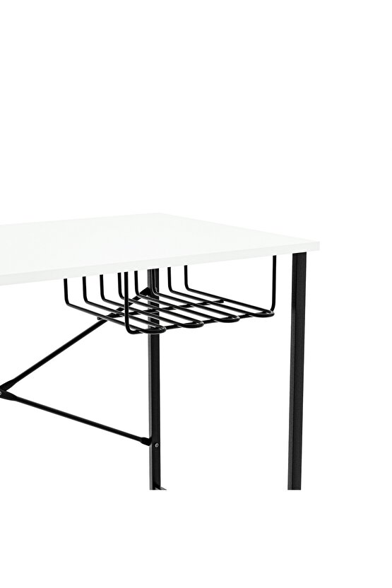 Bilgisayar Masası Raflı Çalışma Laptop Masası