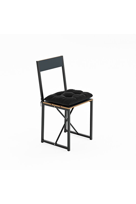 Mutfak Sandalyesi Minderli Salon Balkon Atlantik Sandalye