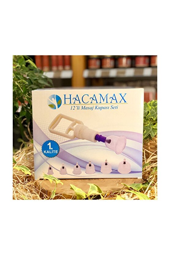 Vakumlu Hacamat Kupa Çekme Seti Masaj Aleti 12li