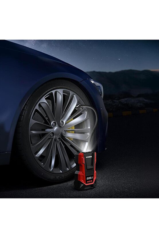 KB220 12Volt220Volt 150 PSI Dijital Basınç Göstergeli Lastik Şişirme Pompası