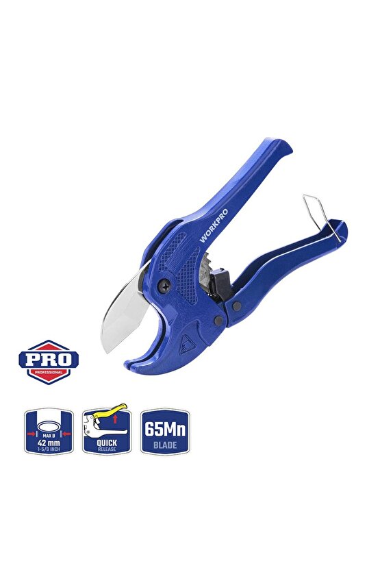 WORKPRO WP301002 42mm Profesyonel PPRC Plastik Boru Kesme Makası