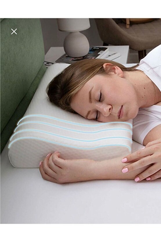 Ortopedik Visco Yastık Boyun Hobistan Düzleşmesi Destekli Lüks Ortopedik Yastık