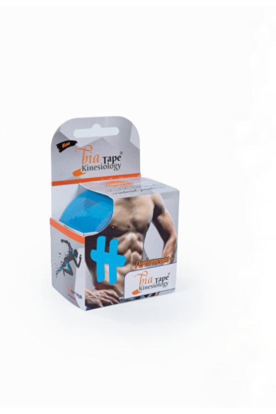 Bia Tape Kinesio Kinesiology 5cmx5m Mavi Ağrı Sporcu Bandı