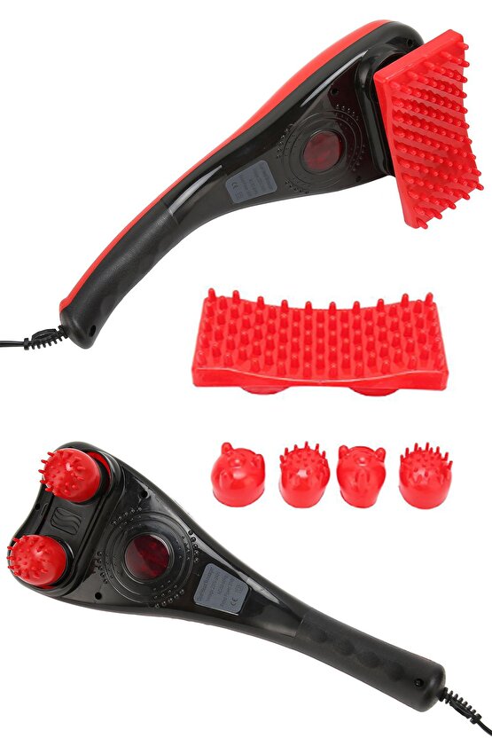 Çift Başlıklı Paletli El Tipi Masaj Aleti Boyun Bel Sırt Bacak Masaj Aleti