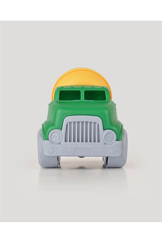 Lüx Yeşil Minik Mikser - Plastik Mikser - Kırılmaz Oyuncak - Kırılmaz Çimenyo Kamyon - Çimento Araba