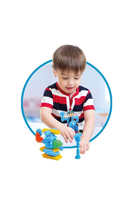 Kaktüs Blok Polis 55 Parça- Lego Oyuncaklar - Yapı Oyuncakları - Blok Setleri - Kaktüs Lego