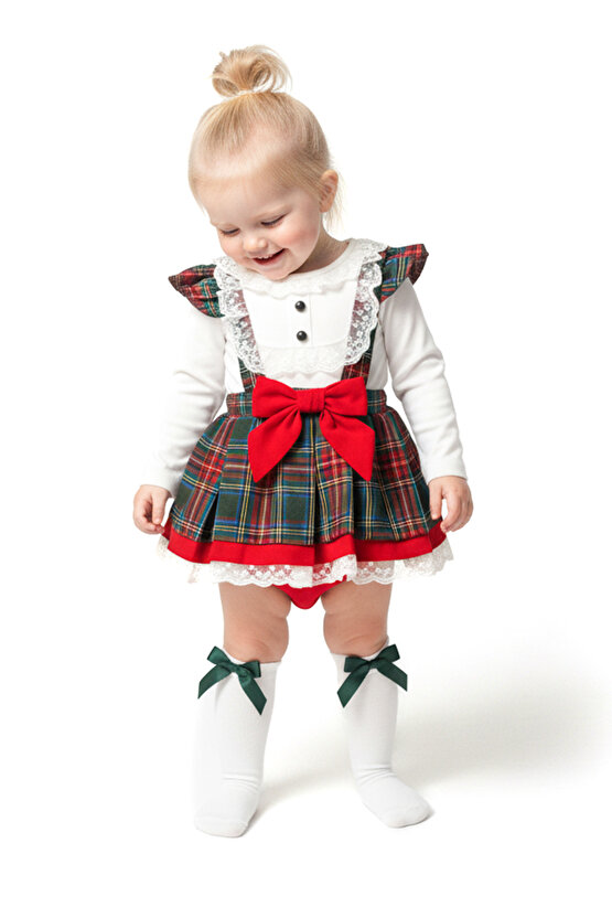 Kız Bebek Elbise Kız Çocuk Romper Doğum Günü Parti Düğün Özel Gün Uzun Kol Astarlı Romper