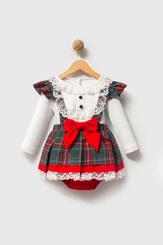 Kız Bebek Elbise Kız Çocuk Romper Doğum Günü Parti Düğün Özel Gün Uzun Kol Astarlı Romper