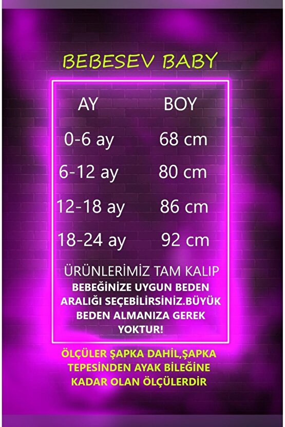 Welsoft Peluş Unisex Fermuarlı Bebek Uyku Tulumu Bebek Tulumu Çocuk Tulumu Çocuk Kostümü