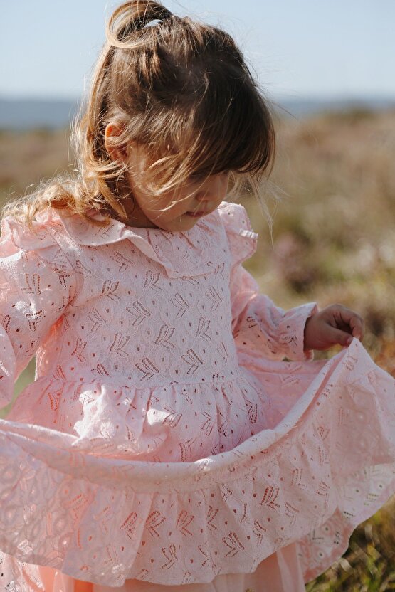 Kız Bebek Kız Çocuk Doğum Günü Parti Düğün Elbise Astarlı Çocuk Giyim bebek giyim Elbuzndnt