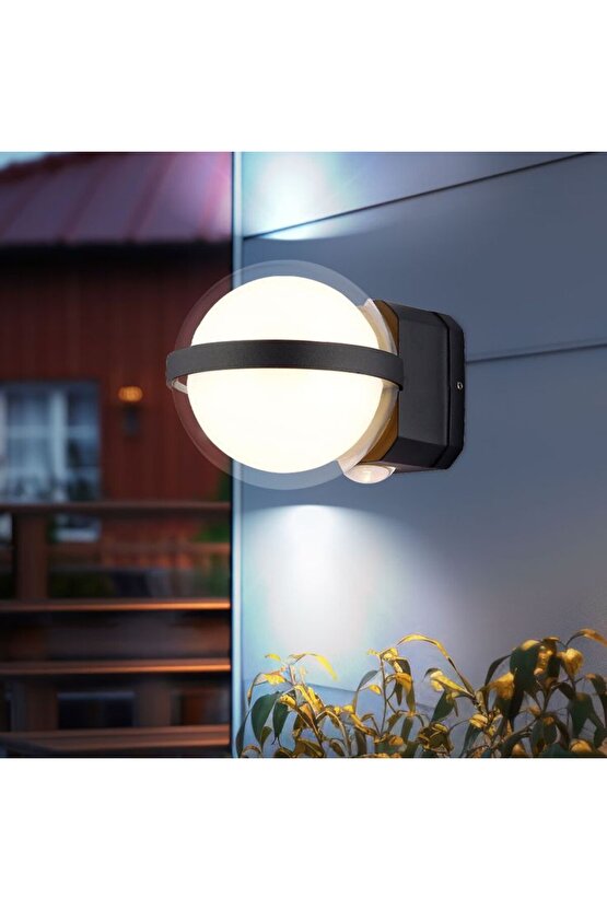 12 Watt, 3200K, 3 Işık Yönlü, Elektrikle Çalışır, Modern Tasarım İç ve Dış Mekan Aplik, Led Aplik