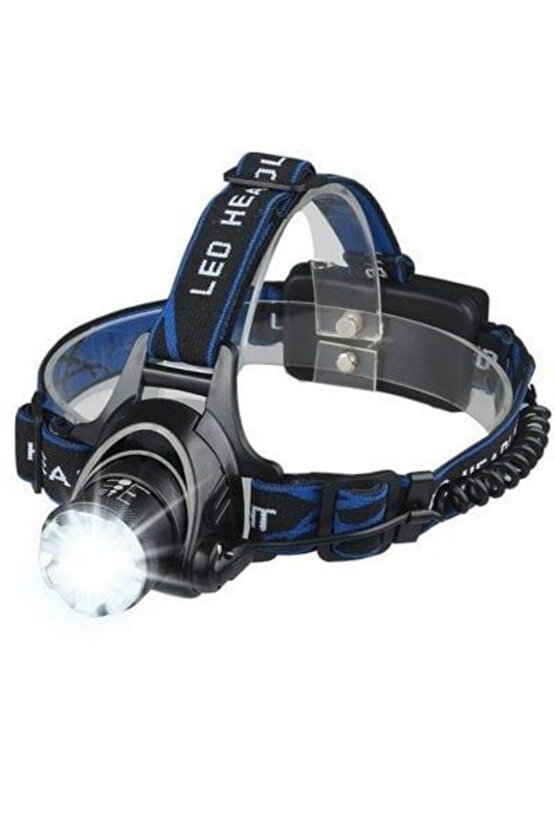 Yüksek Kalite Şarjlı Led Kafa Feneri, 3 Fonksiyonlu Bekçi, Çoban, Kampçı, Balıkcı Çiftci Kafa Feneri