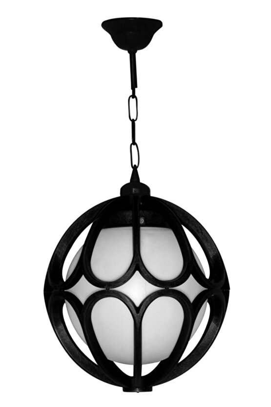 Zincirli Çiçek Dış Mekan Bahçe Aydınlatma Armatürü 1. Kalite Plastik Full Reyon