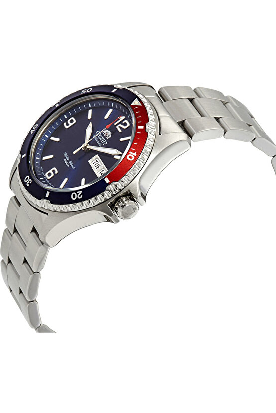 FAA02009D9 42 mm Çelik Kurmalı Otomatik Erkek Kol Saati Kehribar Tesbih Hediyeli