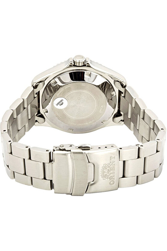 FAA02009D9 42 mm Çelik Kurmalı Otomatik Erkek Kol Saati Kehribar Tesbih Hediyeli