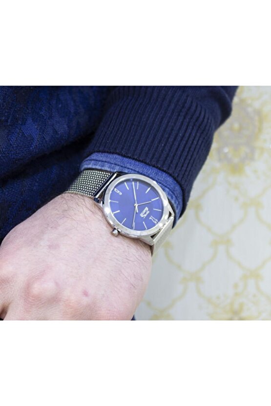 Sl.09.1863.1.02 Hasır Kordon Erkek Kol Saati