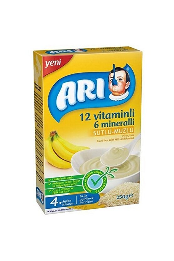 Arı Mama Sütlü Muzlu 250 Gr
