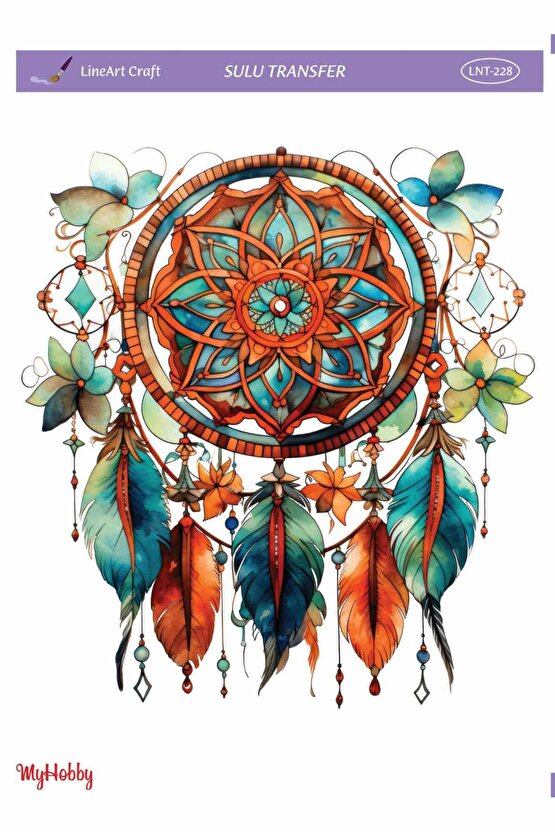 Lineart Sulu Transfer No:LNT228 25x35cm