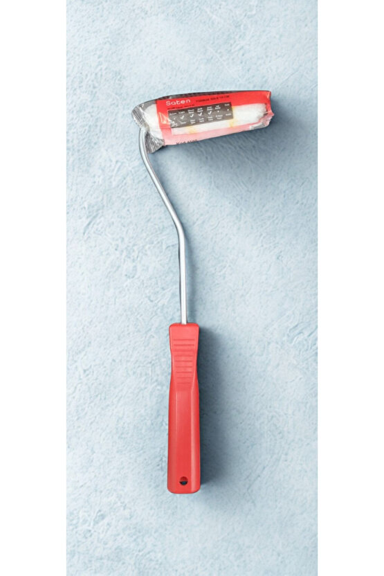 10 Cm İz Bırakmayan Saten Parmak Rulo Boya Badana Rulosu Takım