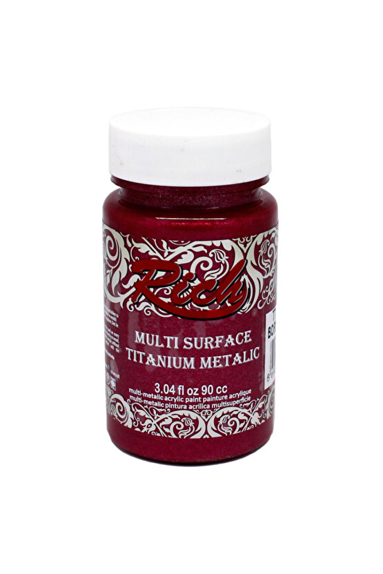 Multi Surface Titanium Metalik Boya 90 cc Bordo 2548