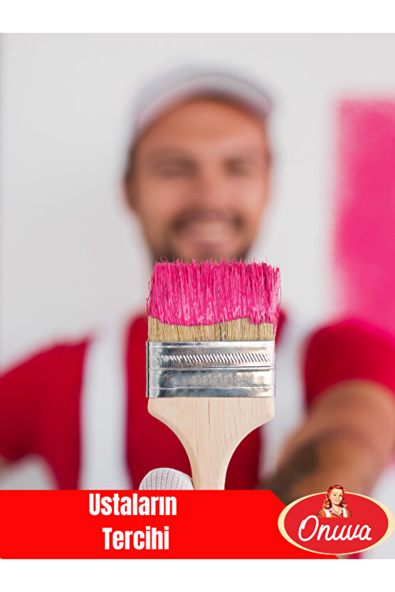 4 parça boyacı seti | Boya Eleği 20cm,İç Dış cephe Rulo 20cm Yedekli,Standart kestirme fırça no:2