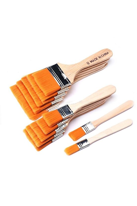 İz bırakmayan İpek fırça akrilik boyalar için hobi fırçası 3 numara