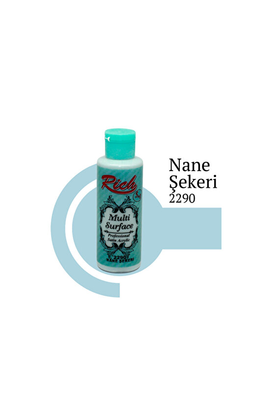 Multi Surface Her Yüzey İçin Akrilik Boya 120 cc. - 2290 Nane Şekeri