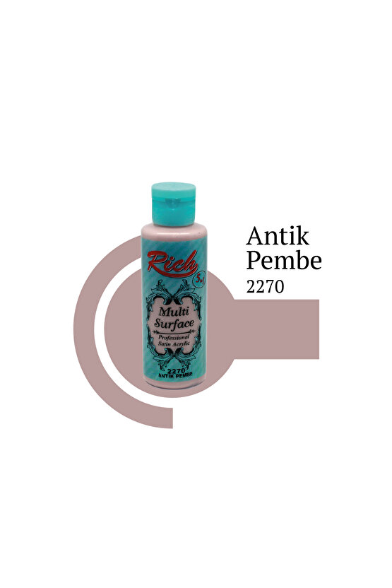Multi Surface Her Yüzey İçin Akrilik Boya 120 cc. - 2270 Antik Pembe