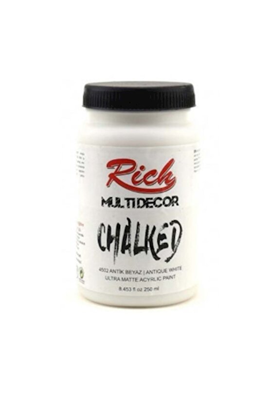 Multi Decor Chalked Akrilik 250ml N:4502 Antik Beyaz