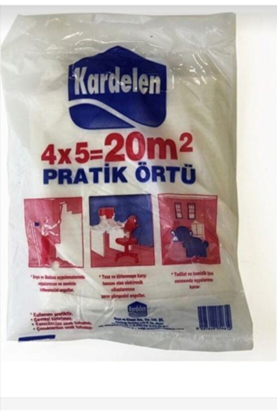 20 M2 - Hışır Koruma Boya Örtüsü  PRATİK BRANDA  Koruyucu Hışır Örtü