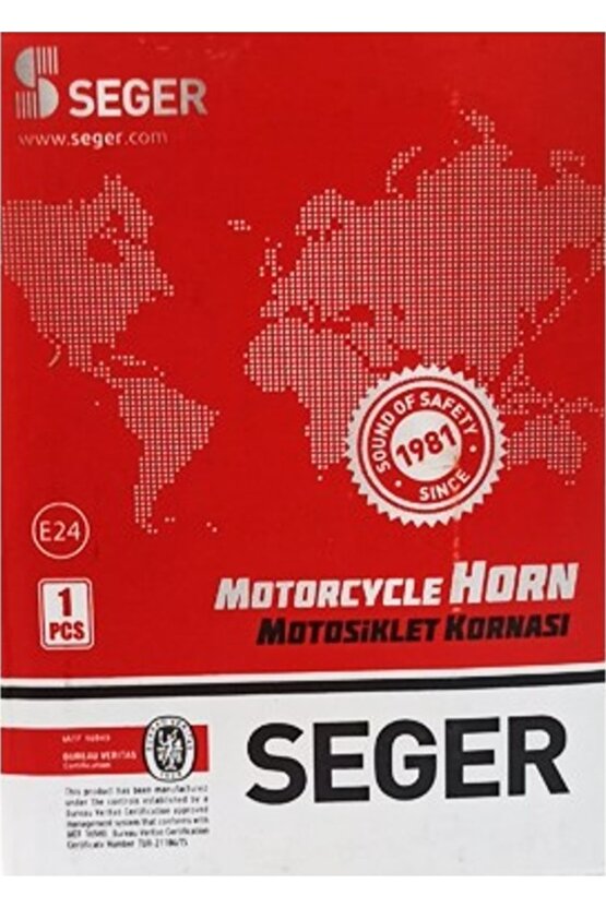 Motorsiklet Kornası 12 Volt  Küçük Kafa  Siyah