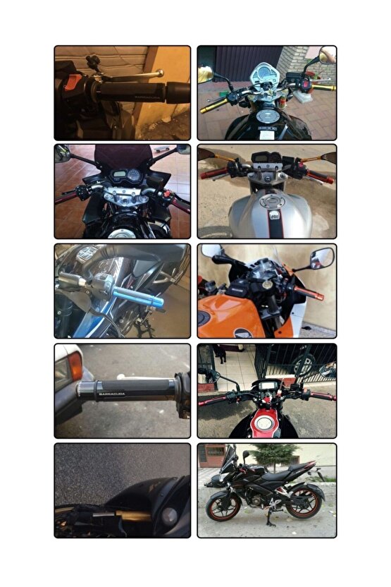 Barracuda Yamaha R25 Mt07 R6 Ybr 125 Elcik Takımı Yeşil