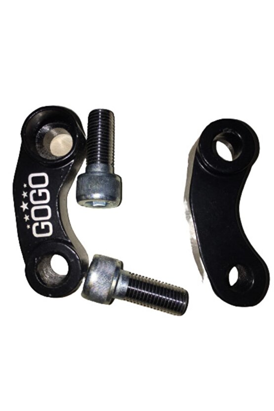 Motosiklet Ayna Uzatma Aparatı Metal Siyah