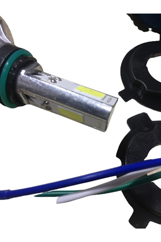 Motorsiklet M3 Cob Led Zenon 4000l Beyaz Carub 12-80volt 40watt