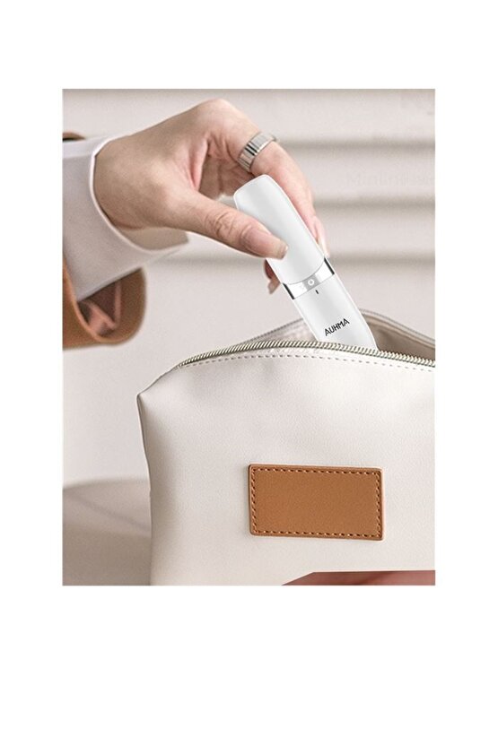 Yüz Epilasyon Aleti Acısız Kadın Yüz Tüyü Temizleyici Taşınabilir Traş Makinesi 10.000RPM LED Işıklı