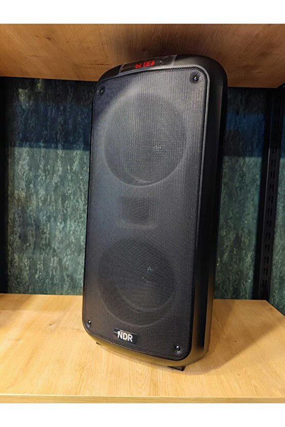 1095 Şarjlı Taşınabilir Bluetooth Parti Hoparlörü 2*8 inc Karaoke