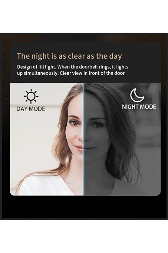 X6 VİDEO DOORBELL KABLOSUZ GÖRÜNTÜLÜ KAPI ZİLİ KAMERALI KAPI İNTERCOMU EKRANLI MİKROFONLU ŞARJLI